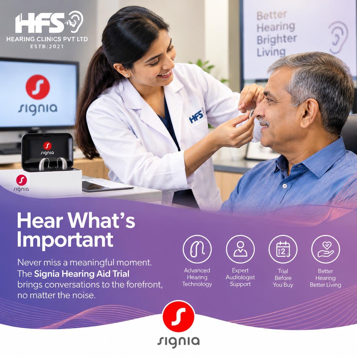 Signia advanced hearing aids